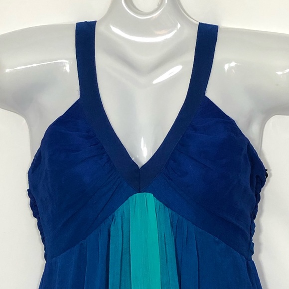 H&M sheer full skirt maxi length halter dress - Picture 2 of 13